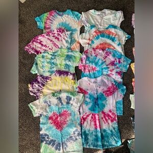 Colorful Tie-Dye T-Shirt Lot
